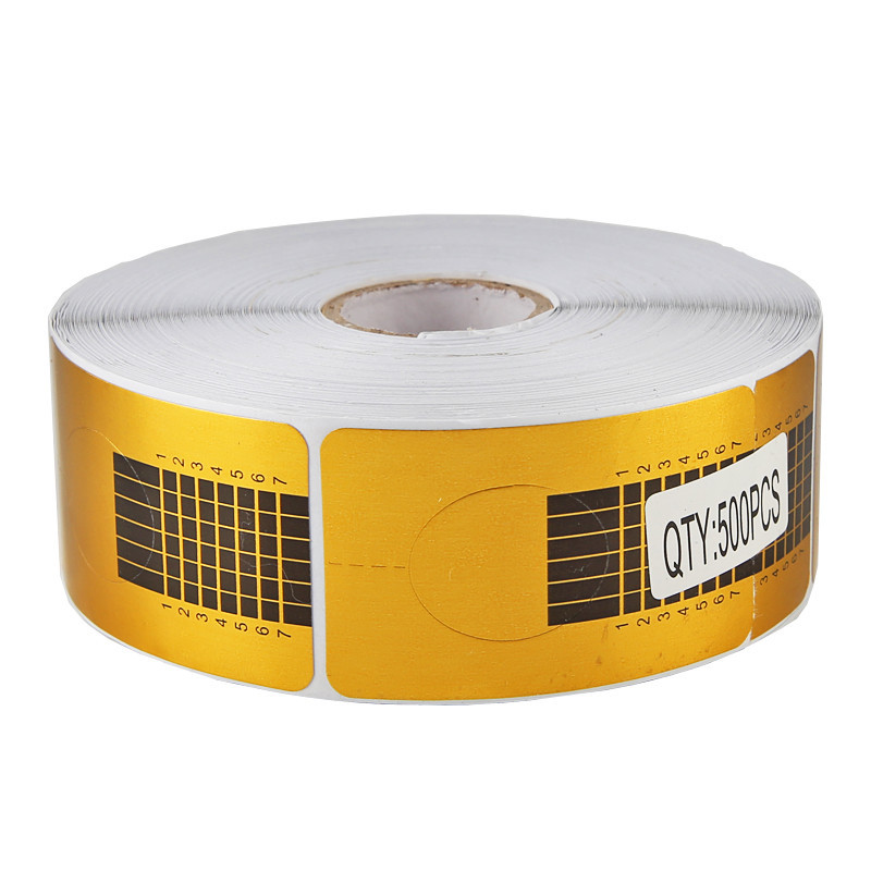 100pcs Professional Nails Forms for UV Gel Nail Extension Builder 