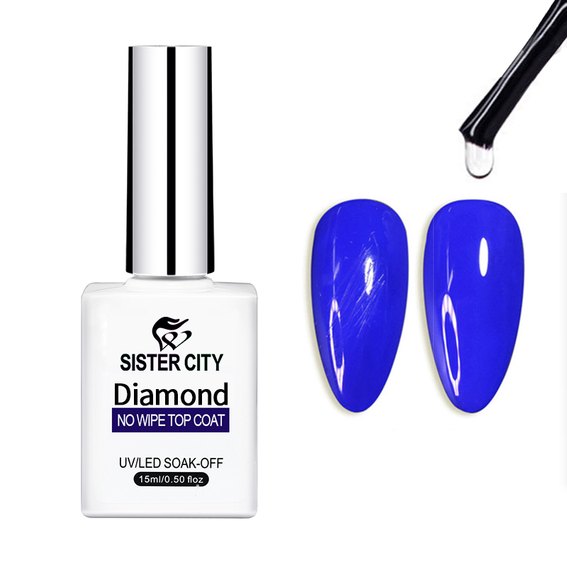 Diamond Top Coat Gel Polish