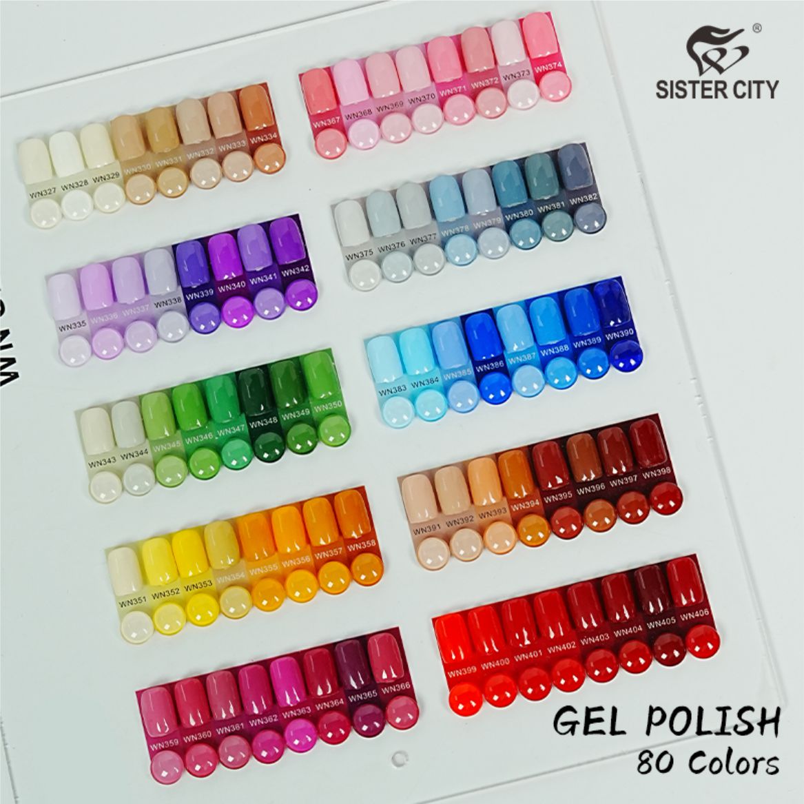 Color gel polish 80 colors