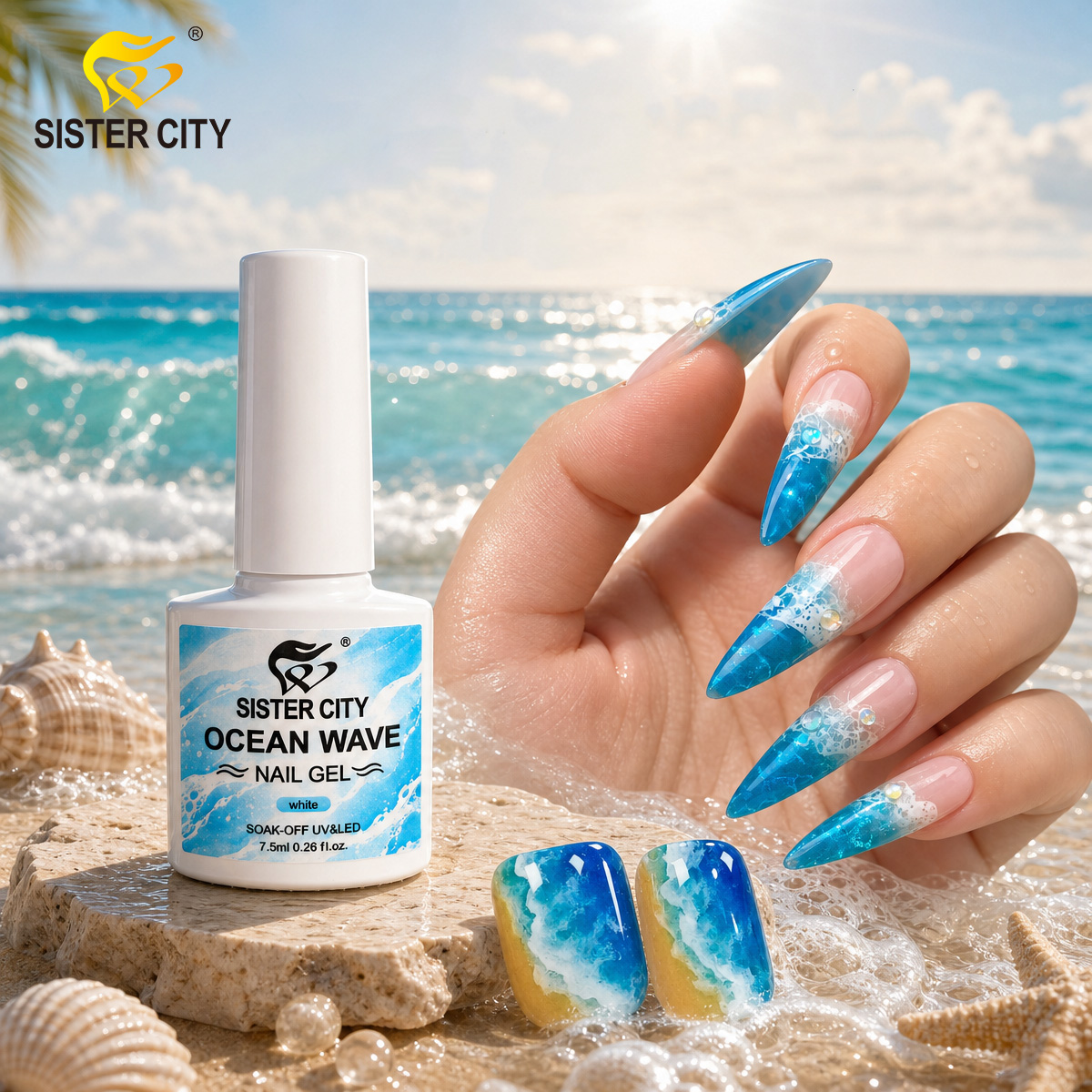 Ocean Wave Gel Polish
