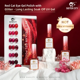 Cat eye gel WCE23 series-Red