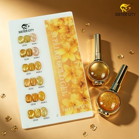Gold Cat Eye Gel Polish